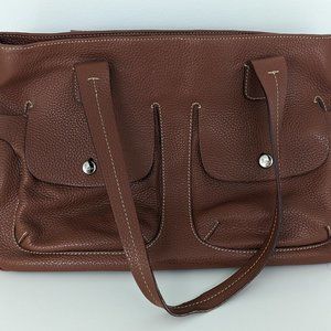 Vintage Lancel Leather Tote Bag